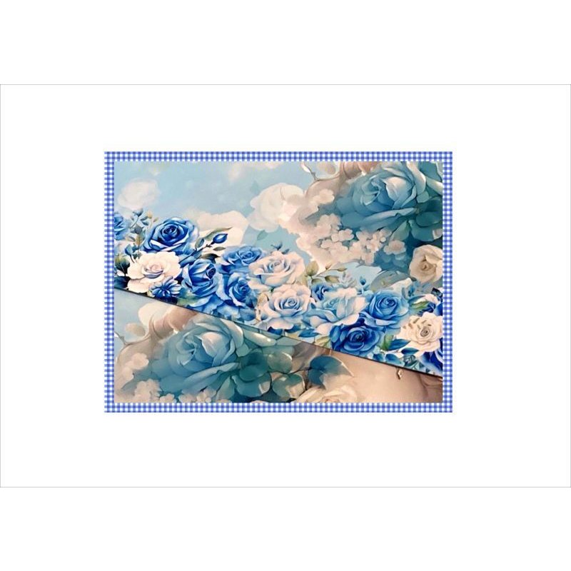 画像4: ブルーローズ🌹美しい女性＊コラージュペーパー＊2柄セット＊オリジナル
