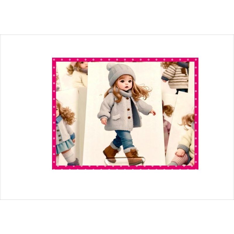 画像6: カットシール＊寒いの大好き♪女の子＊24枚＊オリジナル