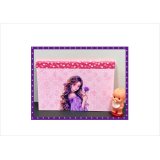 プリンセス＊ハート型光沢シール付き＊メモ帳＊32枚＊オリジナル