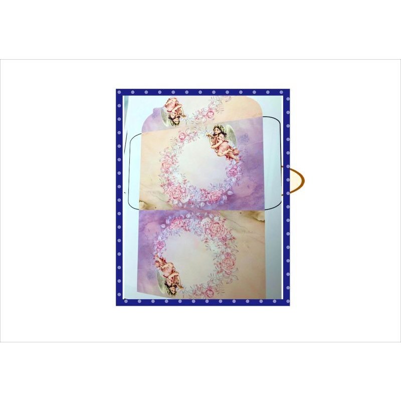 画像6: 自分で作る♪封筒セット＊Angel＊柄違い4枚＊ オリジナル