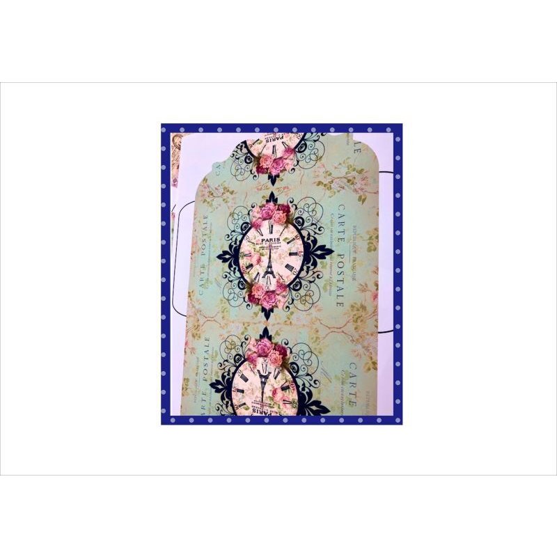 画像7: 自分で作る♪封筒セット＊パリ＊柄違い4枚＊ オリジナル