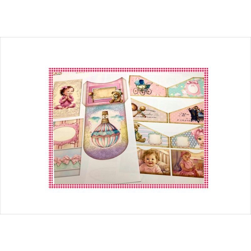 画像8: 素材セット＊ベビー＊赤ちゃん＊レターセットやファイル作りに♪＊ オリジナル