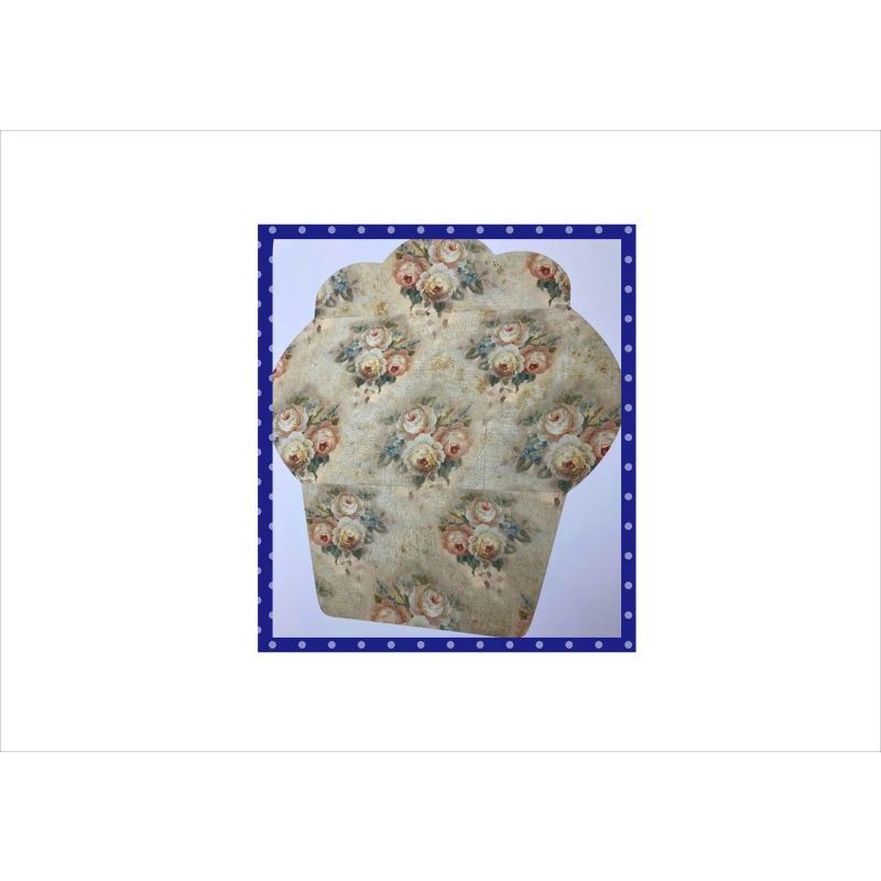 画像6: 自分で作る♪封筒セット＊アンティークローズ＊柄違い4枚＊ オリジナル