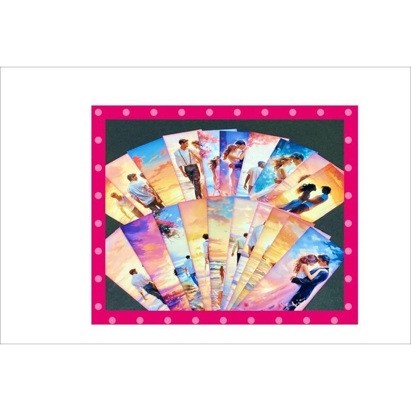 画像3: LOVE💓ブックマークやタグに♪＊両面印刷＊柄違い20枚＊オリジナル