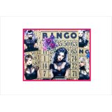 BINGOカード＊ゴスロリ＊女性＊両面印刷＊16枚＊オリジナル