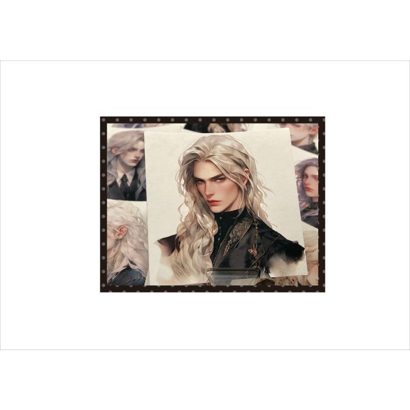 画像3: ちょっと大きめ＊カットシール＊プリンス＊イケメン＊12枚＊オリジナル