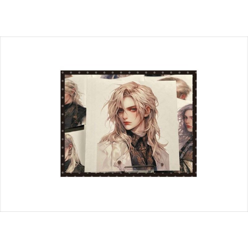 画像4: ちょっと大きめ＊カットシール＊プリンス＊イケメン＊12枚＊オリジナル