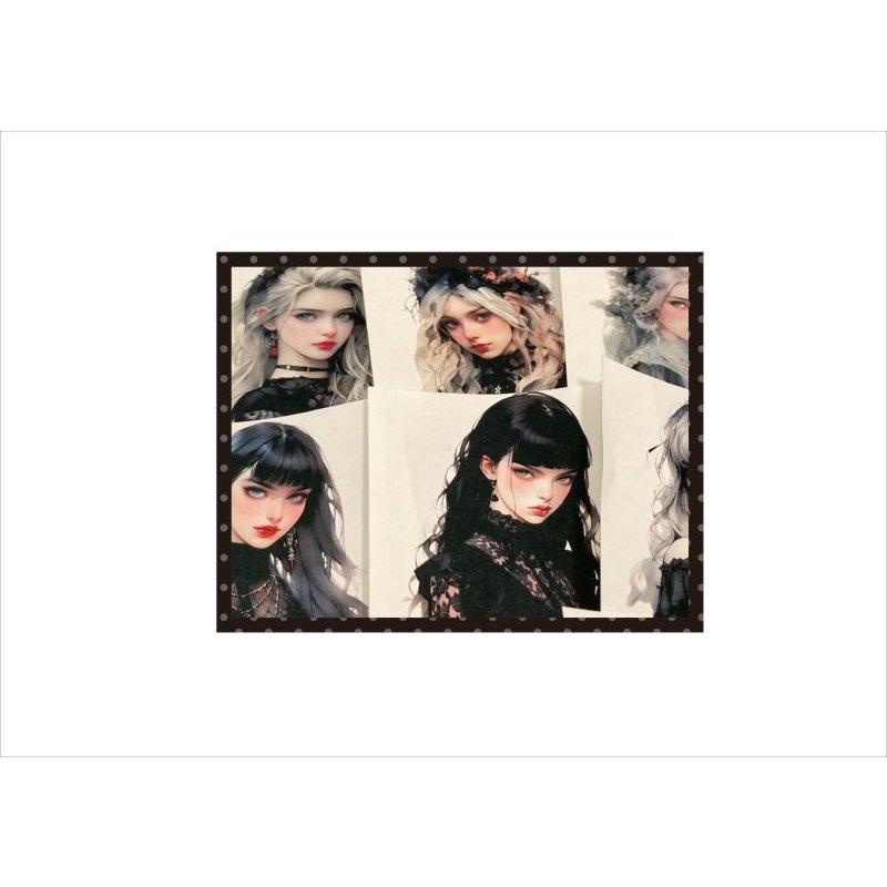 画像7: ちょっと大きめ＊カットシール＊ゴシックロリータ＊ゴスロリ＊16枚＊オリジナル