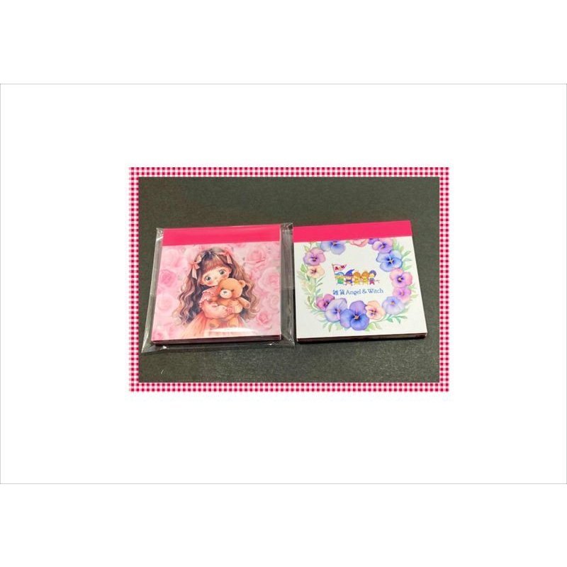 画像12: ちびメモ＊ぬいぐるみ＊女の子＊両面印刷＊正方形＊メモ帳＊36枚＊オリジナル