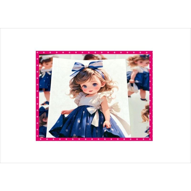 画像4: カットシール＊キュートガール＊大小＊2８枚＊オリジナル