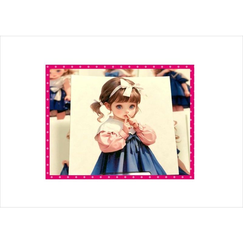 画像5: カットシール＊キュートガール＊大小＊2８枚＊オリジナル