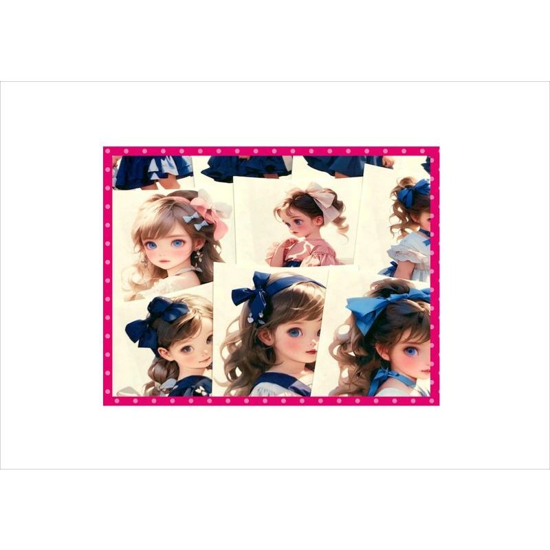 画像9: カットシール＊キュートガール＊大小＊2８枚＊オリジナル