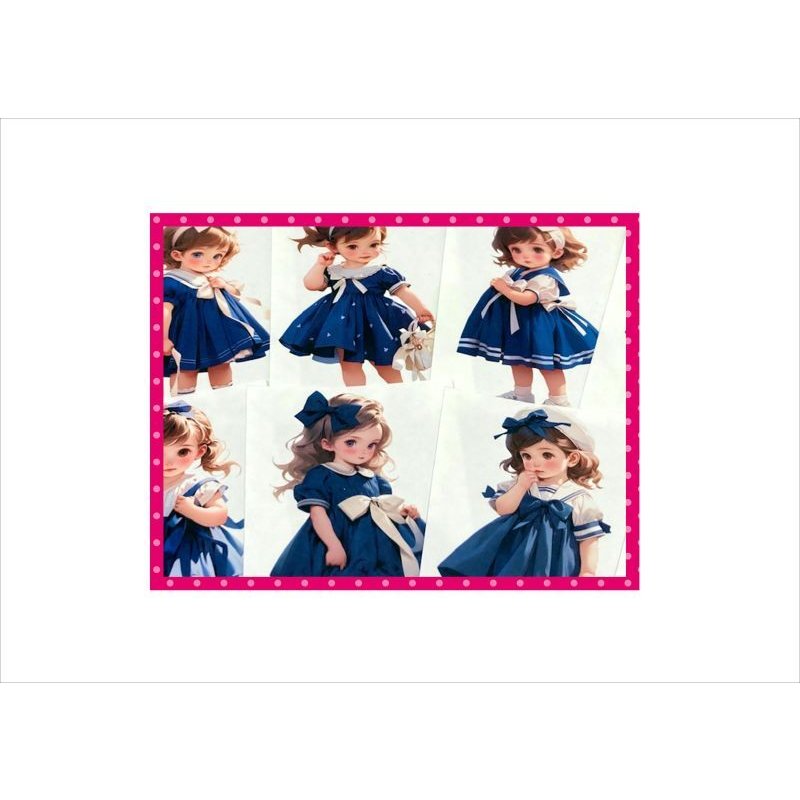 画像8: カットシール＊キュートガール＊大小＊2８枚＊オリジナル