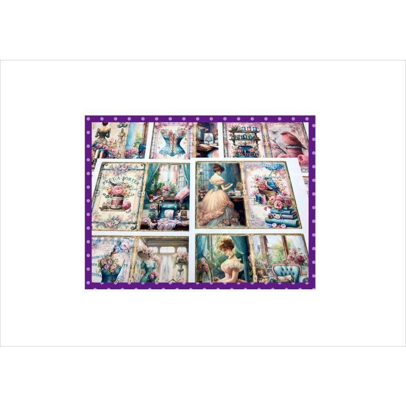 画像7: 素材セット＊ヴィクトリア＊ソーイング＊ファイル作りに＊ オリジナル