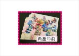 花の妖精＊両面印刷＊コラージュペーパー＊フラワー英字＊4枚＊オリジナル
