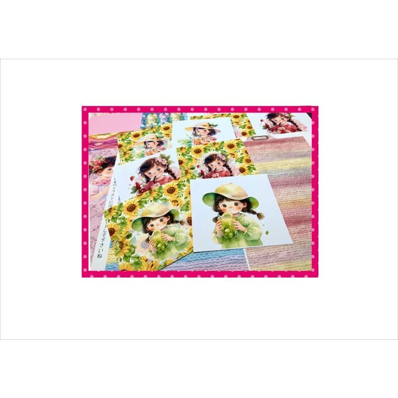 画像10: 仕切り付き収納BOX＊女の子♪＊ジャンクジャーナル＊素材セット＊ オリジナル