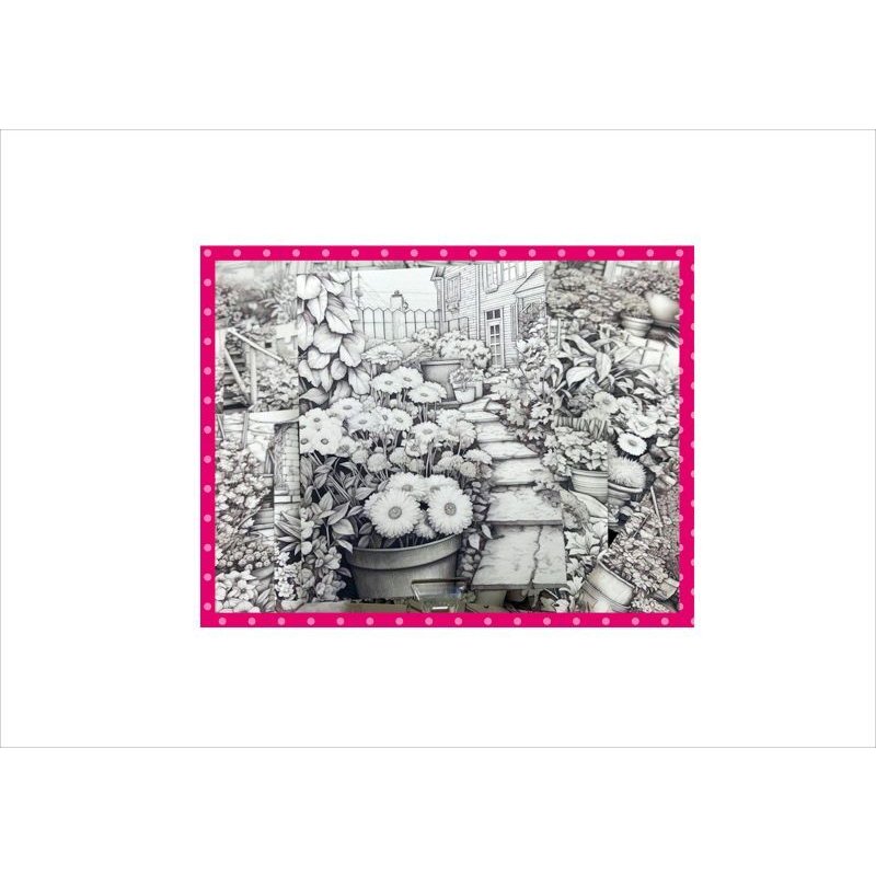 画像6: わくわく♪大人のぬり絵*ガーデニング*20柄*ペーパー*オリジナル