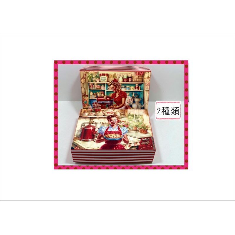 画像3: 自分で作ろう♪収納BOX＊ピンナップガール＊アメリカン＊2種類＊素材セット＊ オリジナル