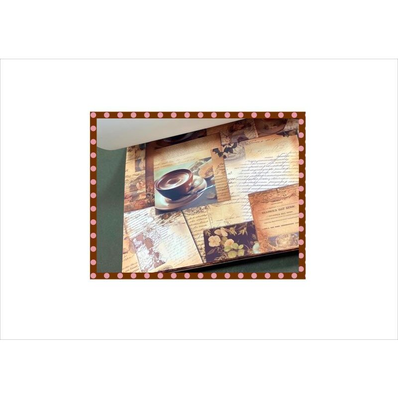 画像5: 珈琲がいっぱい＊ペーパーセット＊柄違い28枚＊タグ2枚付き♪＊素材＊ オリジナル