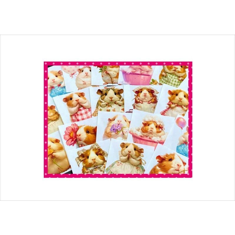 画像3: モルモット＊カットシール＊20枚＊オリジナル