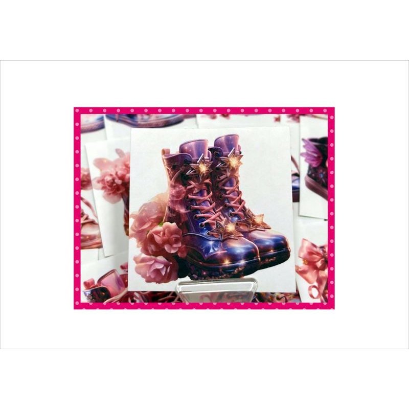 画像5: フェアリーブーツ＊妖精の靴＊カットシール＊24枚＊オリジナル