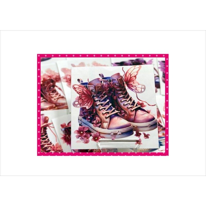 画像8: フェアリーブーツ＊妖精の靴＊カットシール＊24枚＊オリジナル