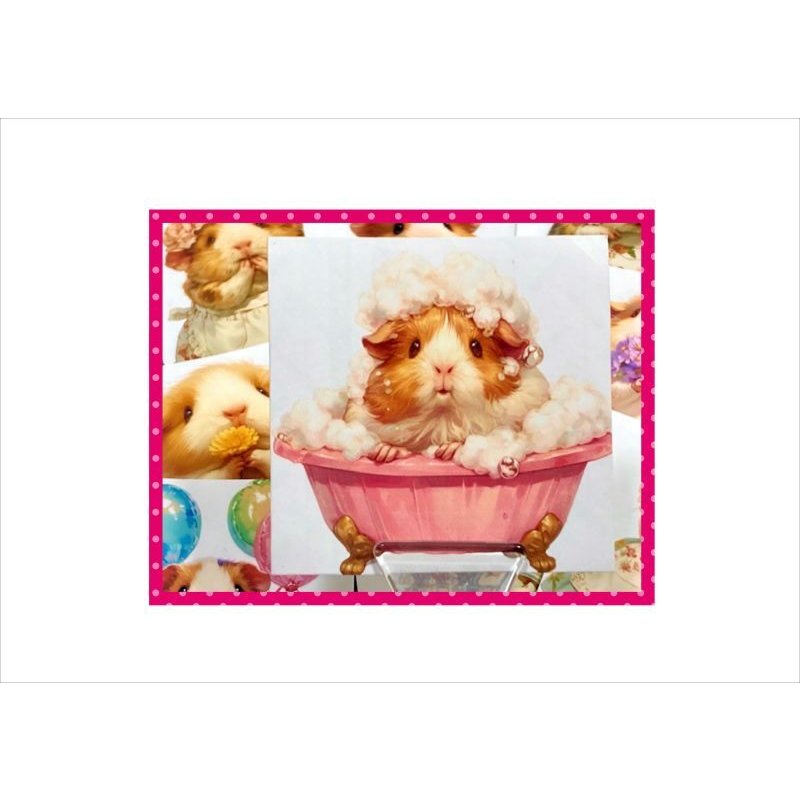 画像5: モルモット＊カットシール＊20枚＊オリジナル