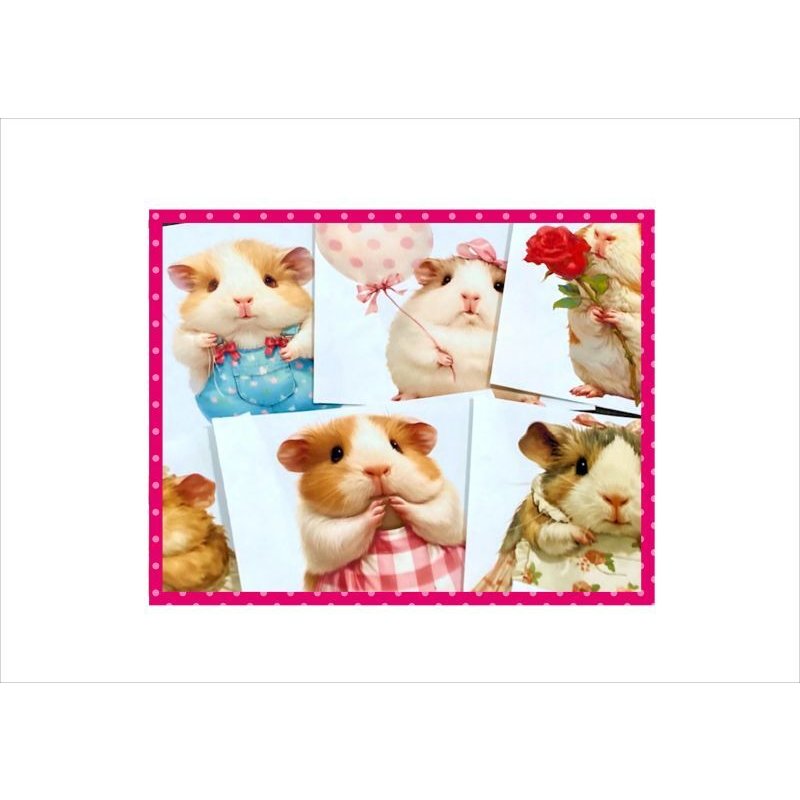 画像7: モルモット＊カットシール＊20枚＊オリジナル