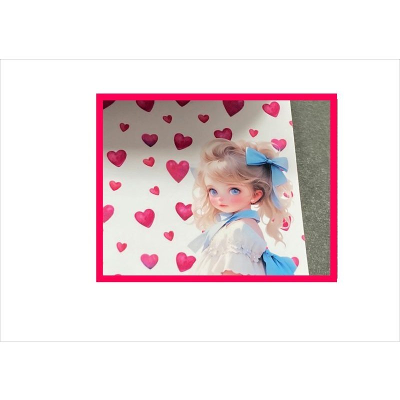 画像3: 用紙変更の為　値下げ♪　ちびメモ＊キュートガール＊女の子＊正方形＊メモ帳＊36枚＊オリジナル