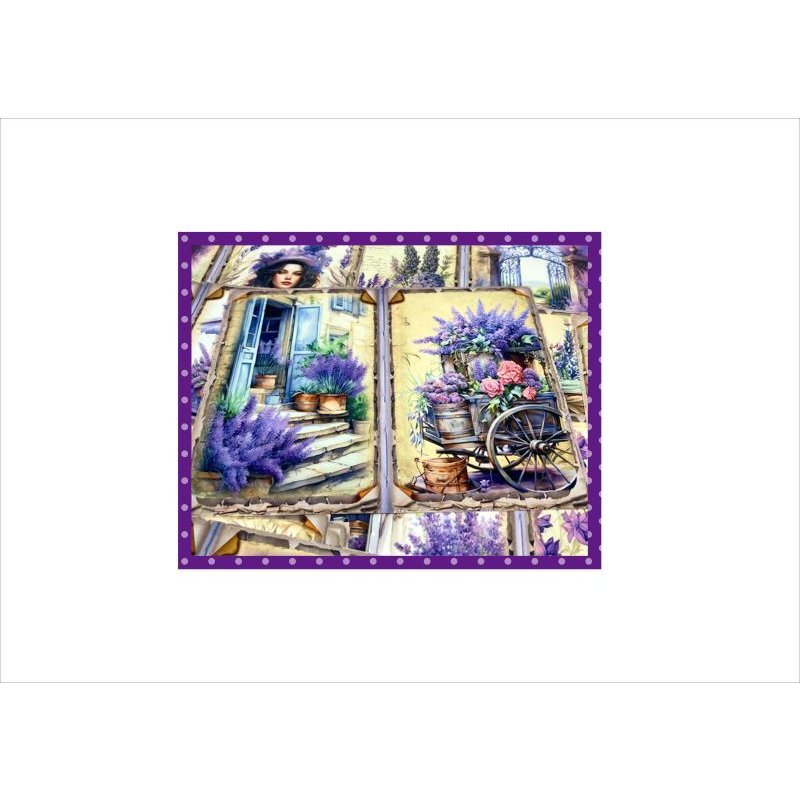 画像7: ラベンダーカラーのメモセット＊パープル＊自分で作る封筒あり＊ オリジナル