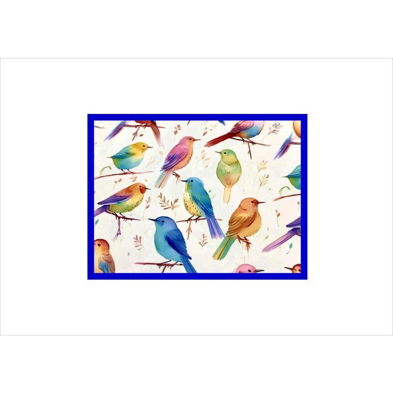 画像7: カラフルバード＊鳥＊ペーパーセット＊柄違い7枚＊コラージュペーパー＊オリジナル