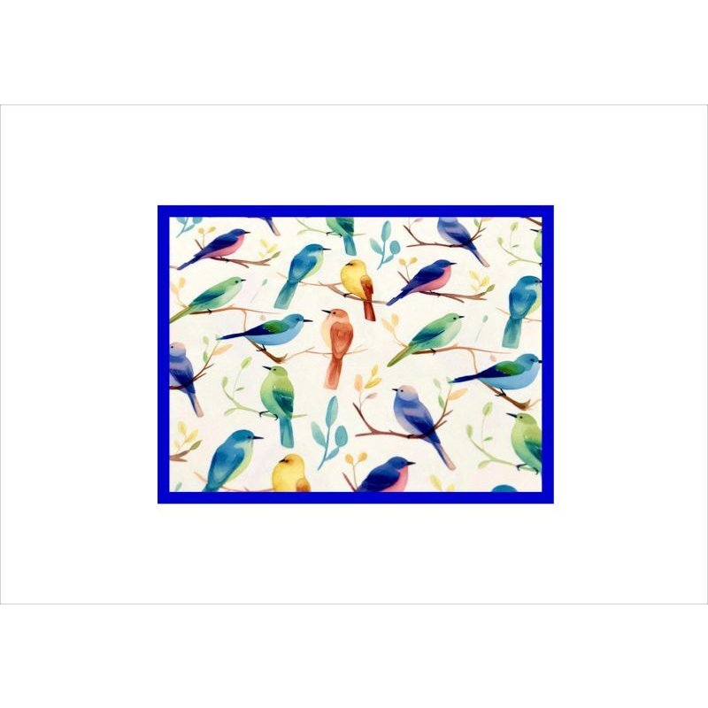 画像4: カラフルバード＊鳥＊ペーパーセット＊柄違い7枚＊コラージュペーパー＊オリジナル