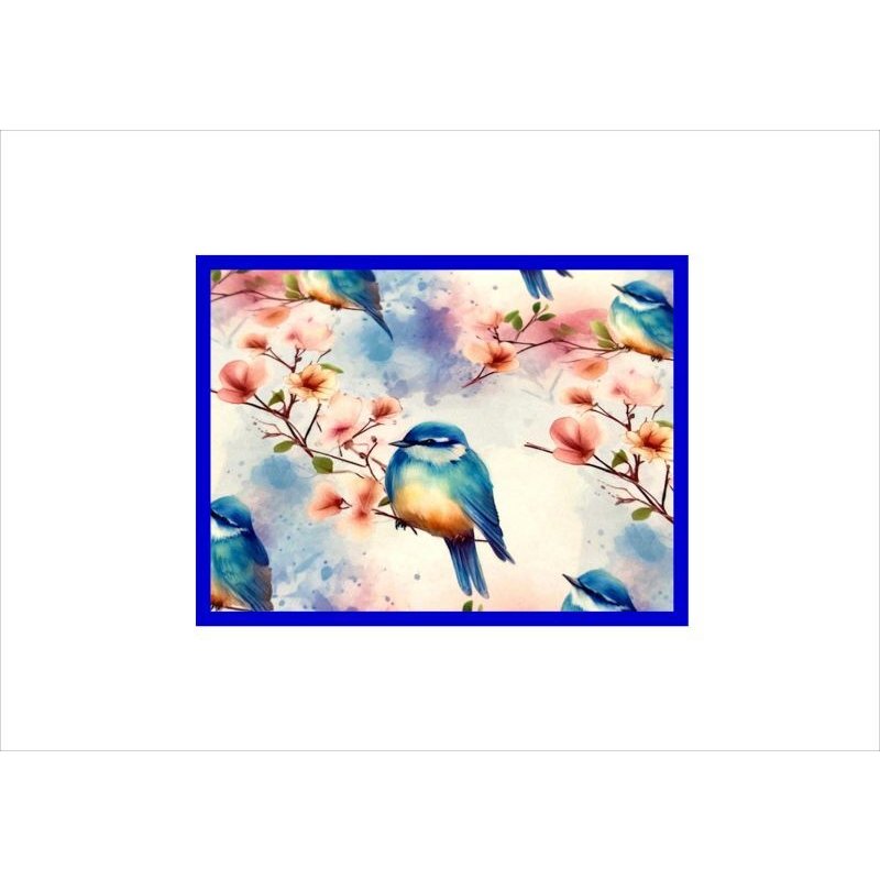 画像5: カラフルバード＊鳥＊ペーパーセット＊柄違い7枚＊コラージュペーパー＊オリジナル