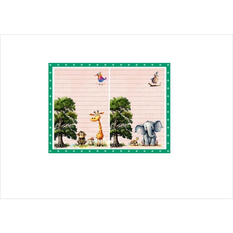 画像3: 愉快な森の仲間たち＊メモ帳＊48枚＊オリジナル