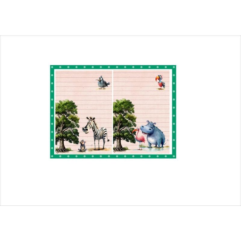 画像5: 愉快な森の仲間たち＊メモ帳＊48枚＊オリジナル