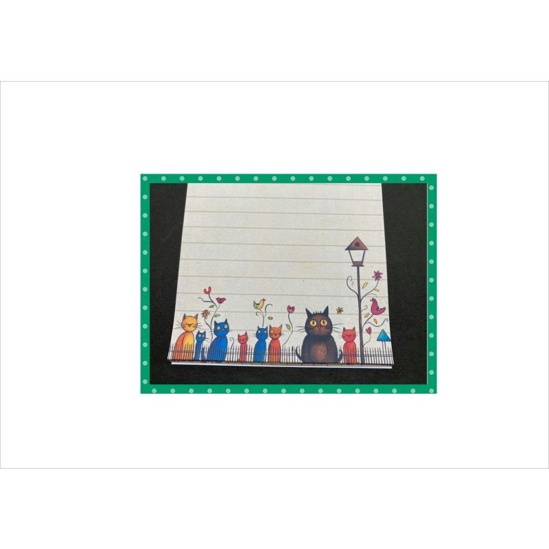 画像9: ネコの縄張り＊メモ帳＊48枚＊オリジナル