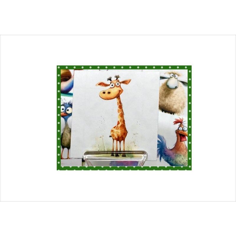 画像10: ミニカットシール＊森の愉快な仲間たち＊54枚＊正方形＊オリジナル