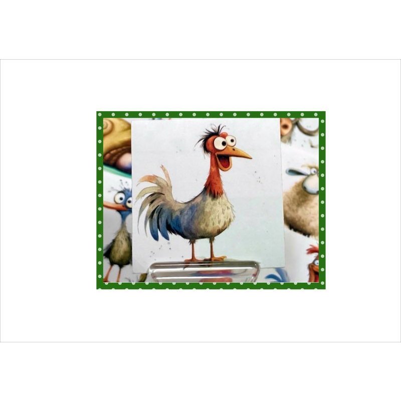 画像9: ミニカットシール＊森の愉快な仲間たち＊54枚＊正方形＊オリジナル