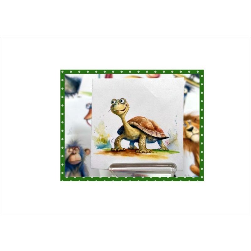 画像5: ミニカットシール＊森の愉快な仲間たち＊54枚＊正方形＊オリジナル