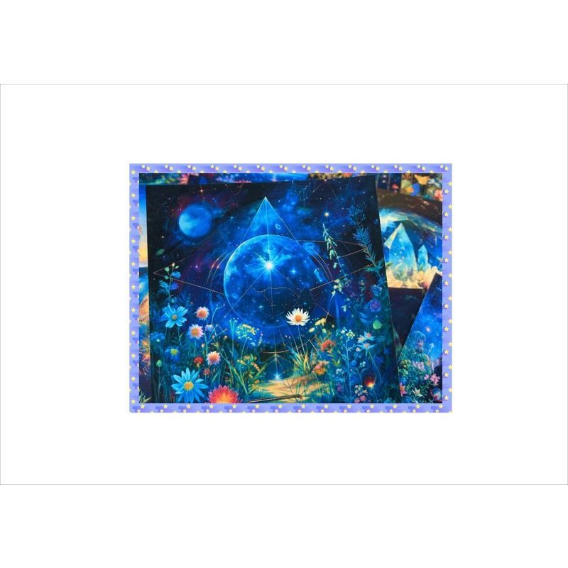 画像5: クリスタル＊コズミック＊正方形＊ペーパーセット＊柄違い＊18枚＊オリジナル