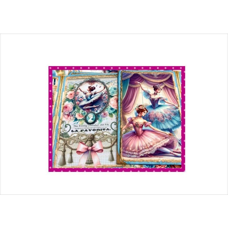 画像6: 素材セット＊バレリーナ＊バレエ＊ジャンクジャーナル＊ オリジナル