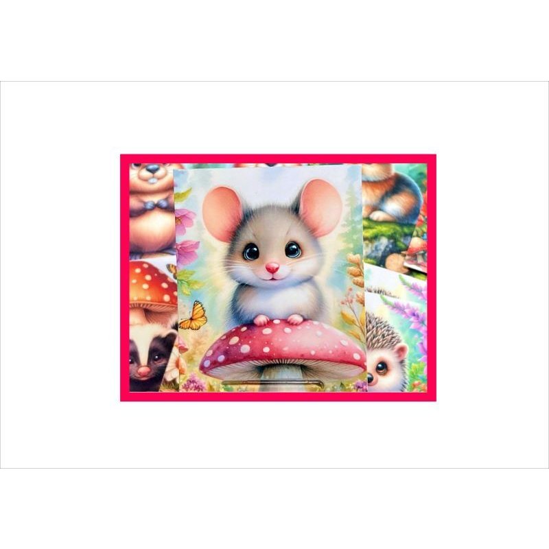 画像6: 光沢カットシール＊カラフルアニマル＊20枚＊正方形＊オリジナル