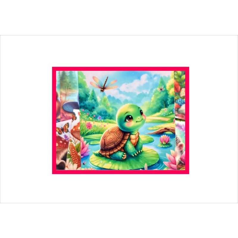 画像3: 光沢カットシール＊カラフルアニマル＊20枚＊正方形＊オリジナル