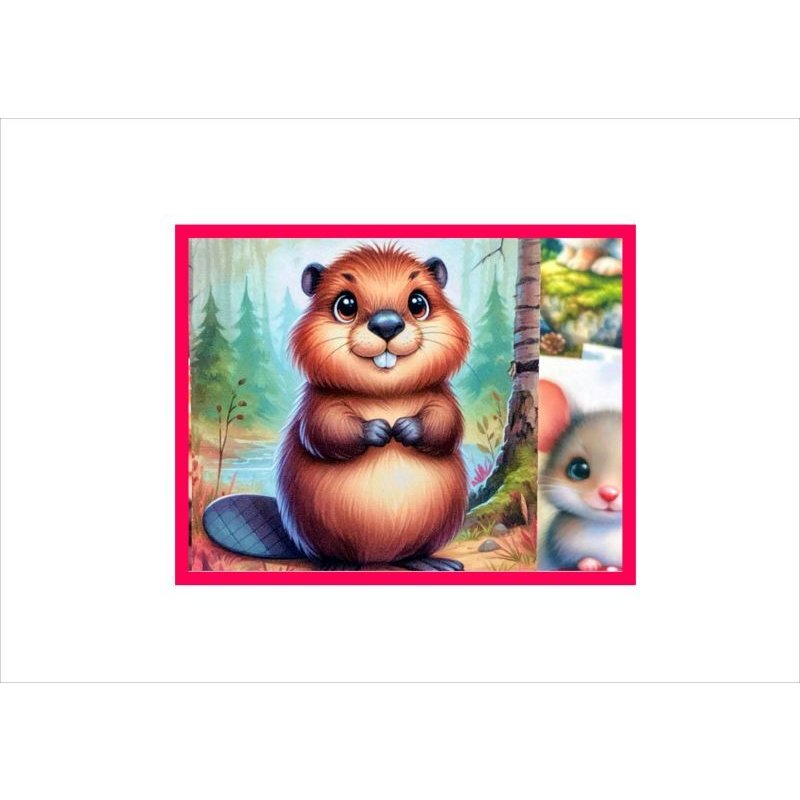 画像4: 光沢カットシール＊カラフルアニマル＊20枚＊正方形＊オリジナル