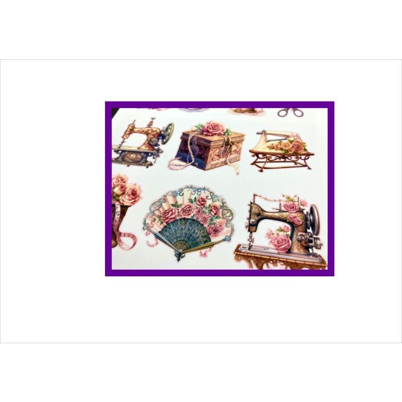 画像6: ソーイング＊パーツセット＊ペーパーセット＊9枚＊136点分♪オリジナル