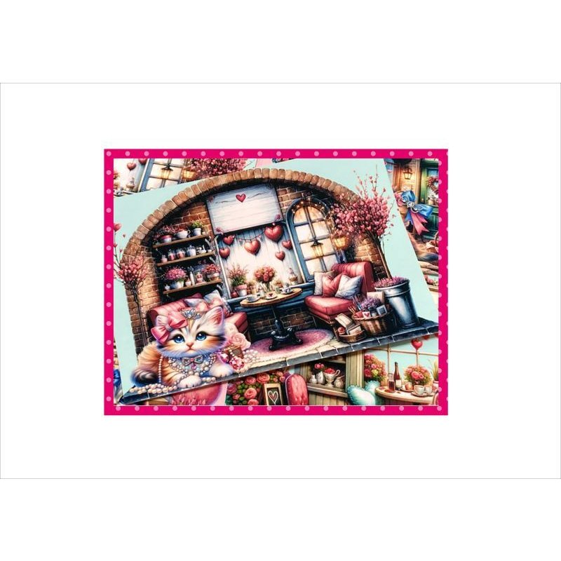 画像8: ジュエリーキャット＊色鮮やかなメモ＊両面印刷＊16枚＊オリジナル