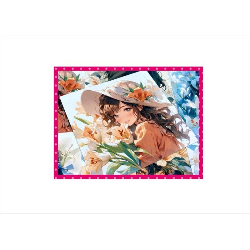 画像3: フラワープリンセス＊リリー＊百合＊メモ＊両面印刷＊1８枚＊オリジナル