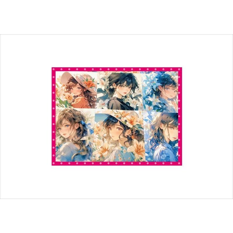 画像6: フラワープリンセス＊リリー＊百合＊メモ＊両面印刷＊1８枚＊オリジナル