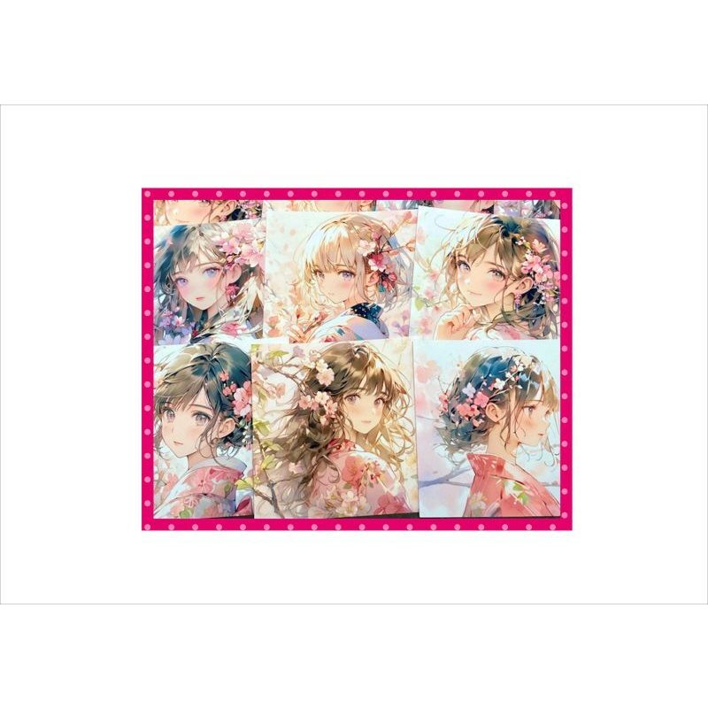 画像6: フラワープリンセス＊さくら＊桜＊メモ＊両面印刷＊18枚＊オリジナル