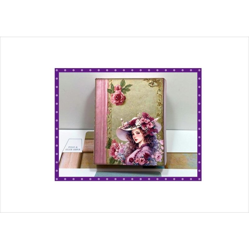 画像8: 洋書風＊BOOK型＊収納BOX＊ヴィクトリア風＊4種セット＊初めてさんにも☆ オリジナル